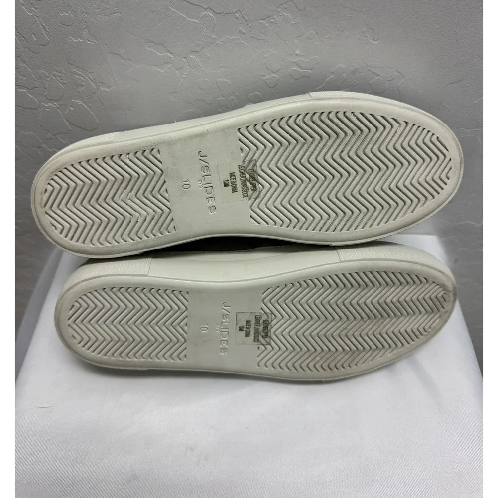 J/Slides NYC Gray Suede Leather Slip On Loafers Sneakers Shoes‎ Mens Size 10M